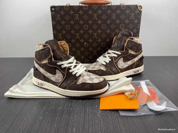 MaikeSneakers x Air Jordan 1 LV OFF-WHITE 0812